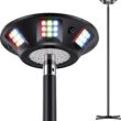 Govee Outdoor Lamp Post Lights, 2000LM High White Brightness with 6 Zones RGBIC Lighting Effect for Halloween Decor, Double Sensor Integrated, IP66 Waterproof, Work with Alexa, Google Assistant