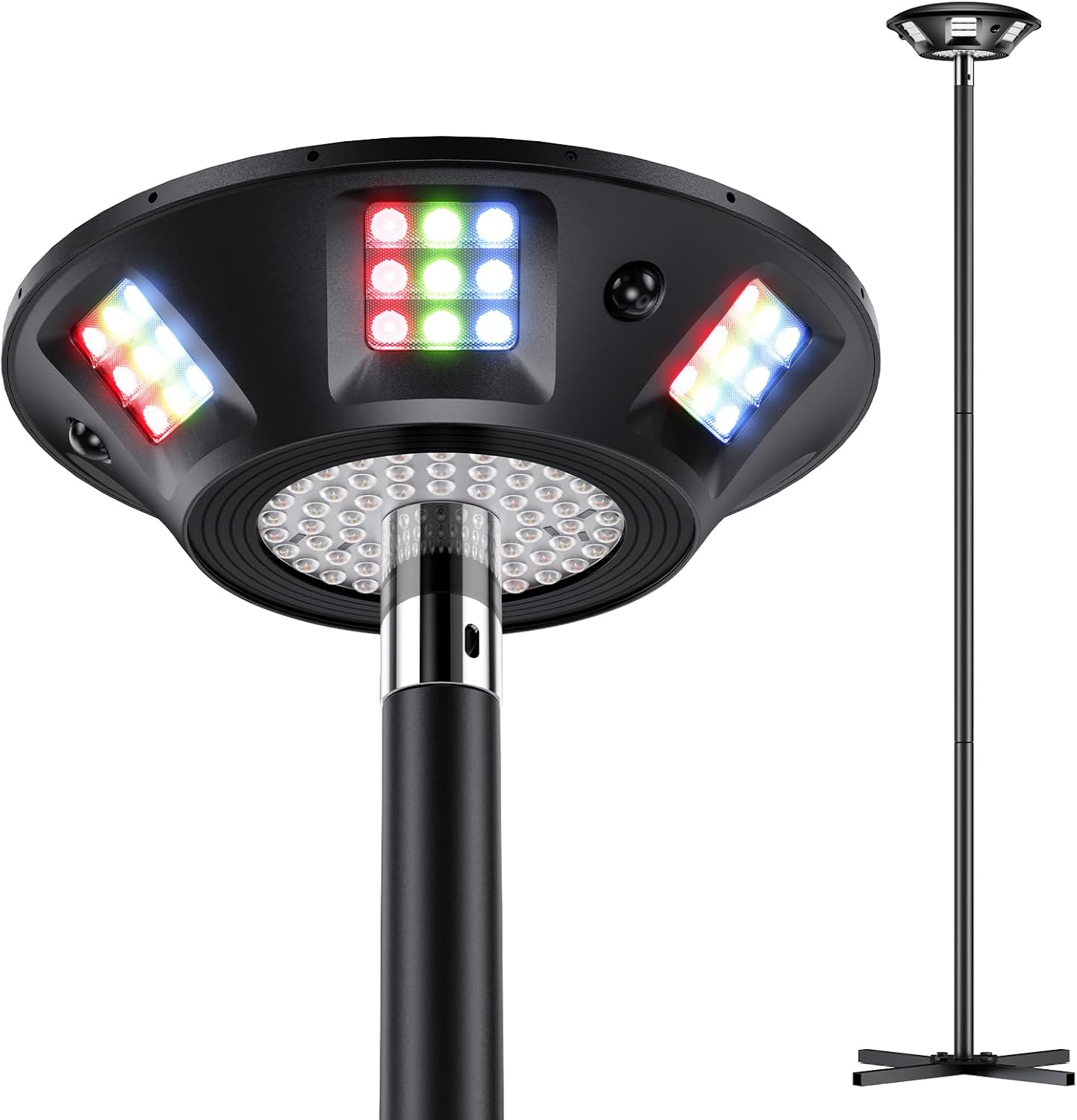 Govee Outdoor Lamp Post Lights, 2000LM High White Brightness with 6 Zones RGBIC Lighting Effect for Halloween Decor, Double Sensor Integrated, IP66 Waterproof, Work with Alexa, Google Assistant Govee Outdoor Lamp Post Lights, 2000LM High White Brightness with 6 Zones RGBIC Lighting Effect for Halloween Decor, Double Sensor Integrated, IP66 Waterproof, Work with Alexa, Google Assistant