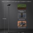 Govee Outdoor Lamp Post Lights, 2000LM High White Brightness with 6 Zones RGBIC Lighting Effect for Halloween Decor, Double Sensor Integrated, IP66 Waterproof, Work with Alexa, Google Assistant Govee Outdoor Lamp Post Lights, 2000LM High White Brightness with 6 Zones RGBIC Lighting Effect for Halloween Decor, Double Sensor Integrated, IP66 Waterproof, Work with Alexa, Google Assistant