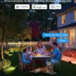 Govee Outdoor Flood Lights 2, RGBIC Warm Cold White LED Lights for Outdoor Decorations, 50 Scene Modes, Landscape Lighting, Upgrated IP66 with App Control, Wired 4 Pack