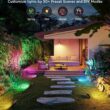 Govee Outdoor Flood Lights 2, RGBIC Warm Cold White LED Lights for Outdoor Decorations, 50 Scene Modes, Landscape Lighting, Upgrated IP66 with App Control, Wired 4 Pack