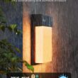 Govee Outdoor Wall Light, 1500LM Smart RGBIC Porch Lights Outdoor with 45 Scene Modes, IP65 Waterproof for Outdoor Decor, DIY, Wall Sconce Works with Alexa, Google Assistant and Matter, 2 Pack