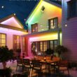 Govee Outdoor LED Strip Lights RGBIC with Warm and Cold White, 65.6ft 2.4G WiFi Smart Outdoor Lights, IP65 Waterproof, Work with Alexa and Google Assistant, App Control, for Porch, Patio, Eave, Party
