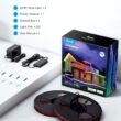 Govee Outdoor LED Strip Lights RGBIC with Warm and Cold White, 65.6ft 2.4G WiFi Smart Outdoor Lights, IP65 Waterproof, Work with Alexa and Google Assistant, App Control, for Porch, Patio, Eave, Party