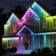 Govee Outdoor LED Strip Lights RGBIC with Warm and Cold White, 98.4ft 2.4G WiFi Smart Outdoor Lights, IP65 Waterproof, Work with Alexa and Google Assistant, App Control, for Porch, Patio, Eave, Party