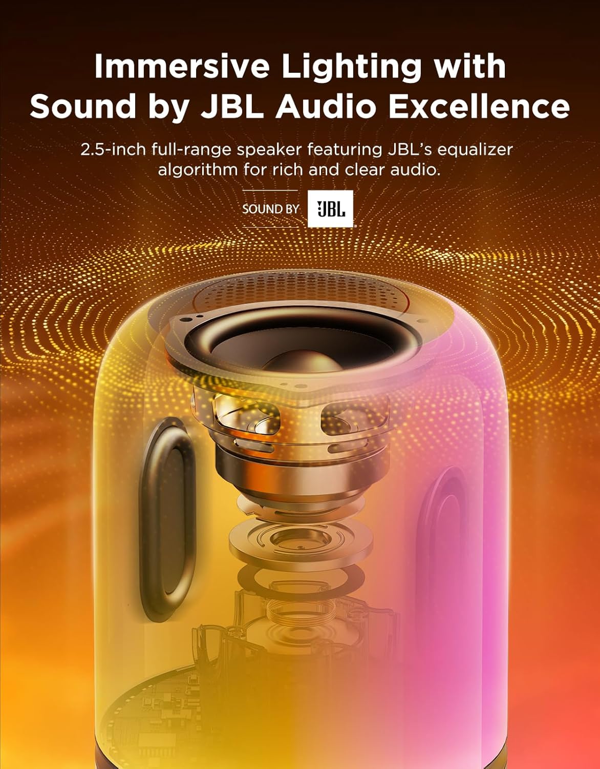 Govee Table Lamp 2 Pro x Sound by JBL, Smart Cordless Table Lamp with Speaker, Music-Light Sync, 16 Music Modes & 100+ Scene Modes, Work with Matter, DIY Customized Rechargeable Desk Lamp for Bedroom Govee Table Lamp 2 Pro x Sound by JBL, Smart Cordless Table Lamp with Speaker, Music-Light Sync, 16 Music Modes & 100+ Scene Modes, Work with Matter, DIY Customized Rechargeable Desk Lamp for Bedroom