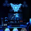 Govee Glide Hexagon Light Panels Ultra, RGBIC 3D Wall Lights with DIY Program, 60 Scenes and 129 Lamp Beads, Upgraded Gaming Light for Gaming Room, Compatible with Alexa, 10 Pack Meteor Gray