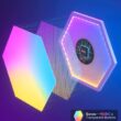 Govee Glide Hexa Light Panels, RGBIC Hexagon LED Wall Lights, Wi-Fi Smart Home Creative Wall Lights with Music Sync, Works with Alexa Google Assistant for Indoor Gaming Decor, 10 Pack