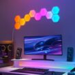 Govee Glide Hexa Light Panels, RGBIC Hexagon LED Wall Lights, Wi-Fi Smart Home Creative Wall Lights with Music Sync, Works with Alexa Google Assistant for Indoor Gaming Decor, 10 Pack