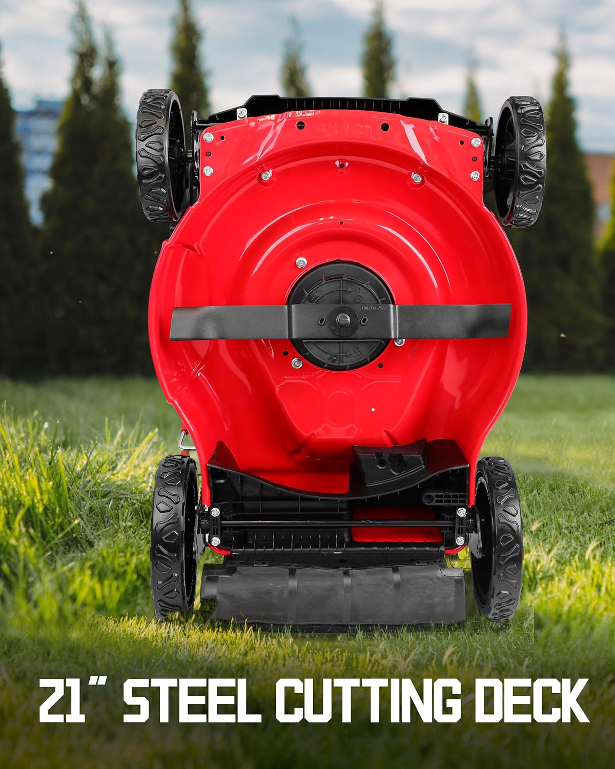 PowerSmart 40V 21" Cordless Push Lawn Mower with 2 x 4.0ah Batteries and Charger, up to 1/4 Acre (MB2400B) PowerSmart 40V 21" Cordless Push Lawn Mower with 2 x 4.0ah Batteries and Charger, up to 1/4 Acre (MB2400B)