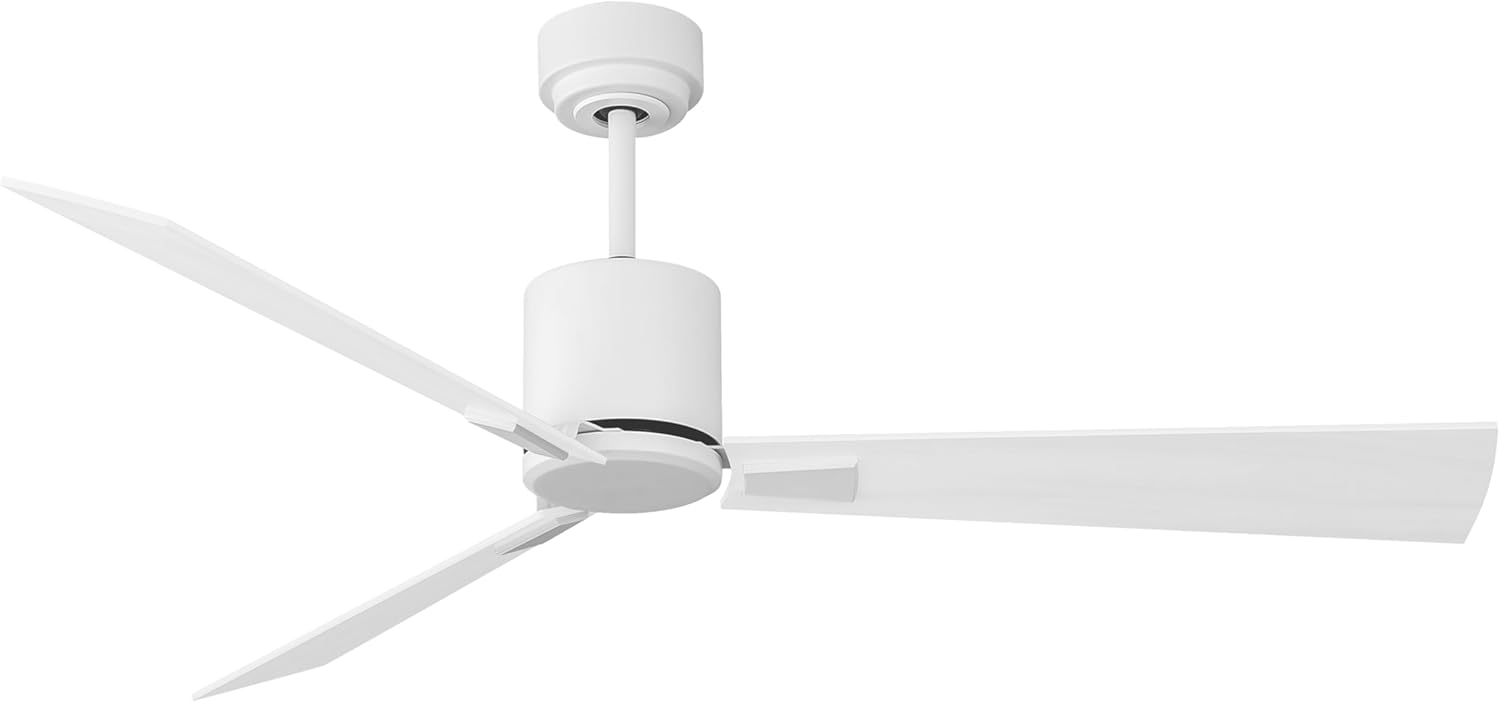 iLiving Quiet BLDC Indoor Ceiling Fan with Remote Control, 3 Blades 6 Speeds, 56 Inches, 6300 CFM, White/Wood Finish iLiving Quiet BLDC Indoor Ceiling Fan with Remote Control, 3 Blades 6 Speeds, 56 Inches, 6300 CFM, White/Wood Finish