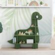 Delta Children Dinosaur Bookcase - Greenguard Gold Certified, Fern Green