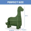 Delta Children Dinosaur Bookcase - Greenguard Gold Certified, Fern Green