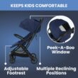 Delta Children Icon Ultra Compact Lightweight Everyday & Travel Stroller, Navy Delta Children Icon Ultra Compact Lightweight Everyday & Travel Stroller - One-Hand Fold - Only 15.6 Pounds - Fits in Overhead Compartments - Greenguard Gold Certified - Multi-Position Recline, Navy