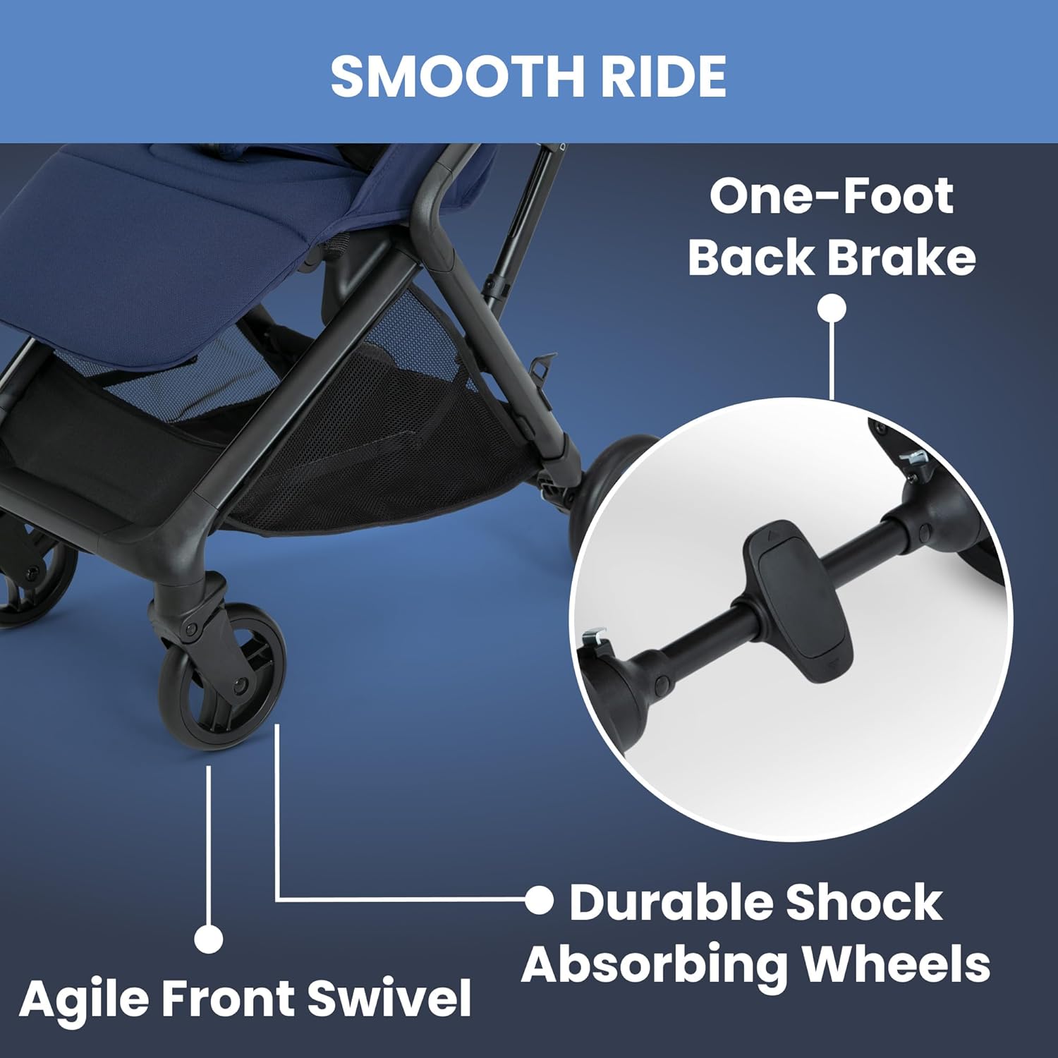 Delta Children Icon Ultra Compact Lightweight Everyday & Travel Stroller, Navy Delta Children Icon Ultra Compact Lightweight Everyday & Travel Stroller - One-Hand Fold - Only 15.6 Pounds - Fits in Overhead Compartments - Greenguard Gold Certified - Multi-Position Recline, Navy