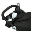 Delta Children Apollo Jogging Stroller - Shock Absorbing Frame with Large Canopy & Recline - Car Seat Compatible, Black
