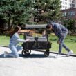 Delta Children - Jeep Aries Stroller Wagon - Premium Wagon for 2 Kids with Convertible Seats, Adjustable Push/Pull Handles, Removable Canopy & Flat Fold - Greenguard Gold Certified, Grey