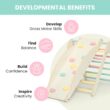 Delta Children Lil’ Climber Gym - Indoor Climbing Gym/Jungle Gym for Kids Delta Children Lil’ Climber Gym - Indoor Climbing Gym/Jungle Gym for Kids - Montessori Toy with Reversible Arch/Rocking Chair, Reversible Rock Wall/Slide Ramp and Pikler Triangle - for Toddlers 3+