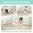 Delta Children Lil’ Climber Gym - Indoor Climbing Gym/Jungle Gym for Kids Delta Children Lil’ Climber Gym - Indoor Climbing Gym/Jungle Gym for Kids - Montessori Toy with Reversible Arch/Rocking Chair, Reversible Rock Wall/Slide Ramp and Pikler Triangle - for Toddlers 3+