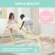 Delta Children Lil’ Climber Gym - Indoor Climbing Gym/Jungle Gym for Kids Delta Children Lil’ Climber Gym - Indoor Climbing Gym/Jungle Gym for Kids - Montessori Toy with Reversible Arch/Rocking Chair, Reversible Rock Wall/Slide Ramp and Pikler Triangle - for Toddlers 3+