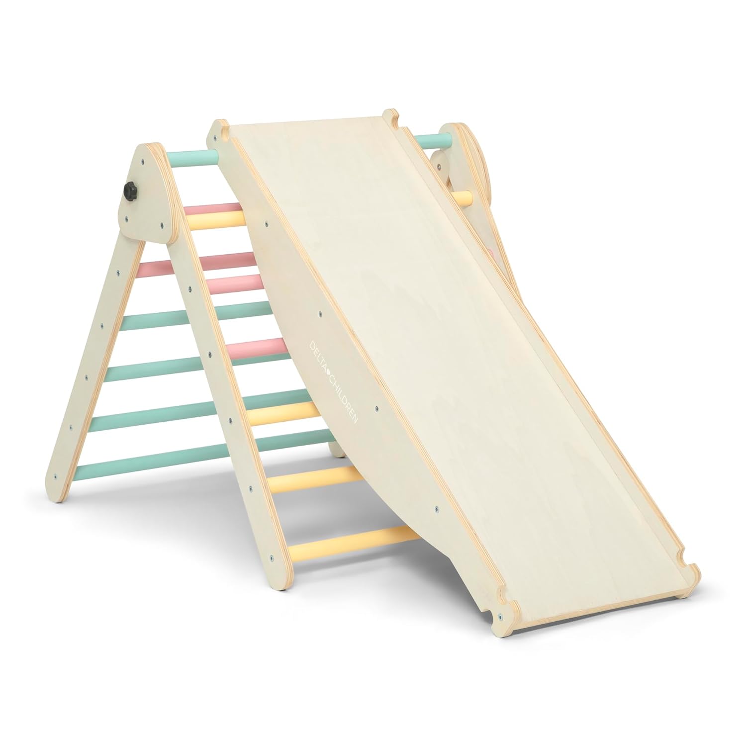 Delta Children Lil’ Climber Gym - Indoor Climbing Gym/Jungle Gym for Kids Delta Children Lil’ Climber Gym - Indoor Climbing Gym/Jungle Gym for Kids - Montessori Toy with Reversible Arch/Rocking Chair, Reversible Rock Wall/Slide Ramp and Pikler Triangle - for Toddlers 3+