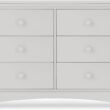 Delta Children Perry 6 Drawer Dresser - Greenguard Gold Certified, Moonstruck Grey