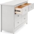 Delta Children Perry 6 Drawer Dresser - Greenguard Gold Certified, Moonstruck Grey