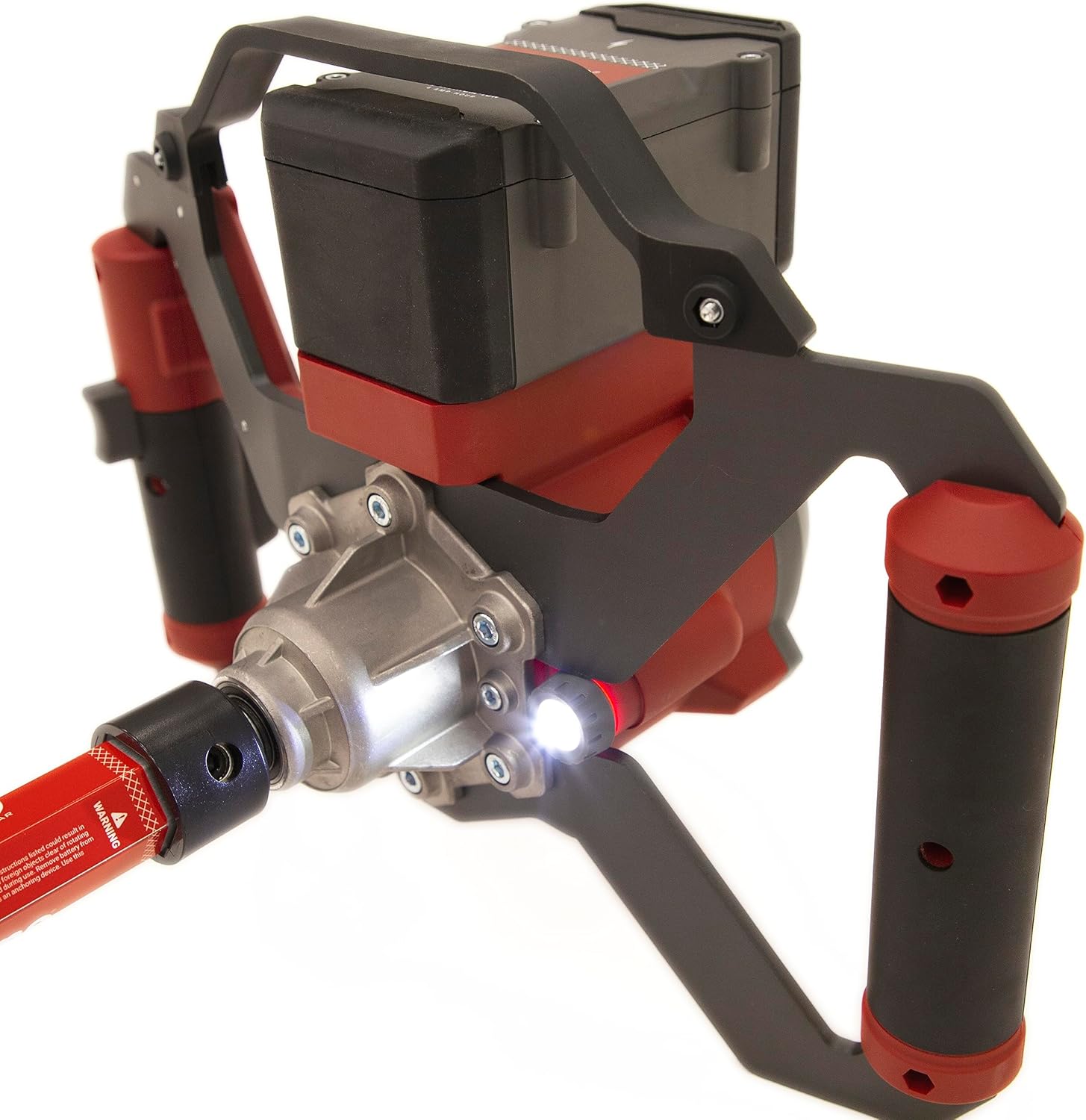Eskimo E40 Electric Ice Fishing Auger, Full Power 40v Lithium-ion Battery, Lightweight Powerhead, Turbo Cutting System, Multi-Edge Blades, Red Eskimo E40 Electric Ice Fishing Auger, Full Power 40v Lithium-ion Battery, Lightweight Powerhead, Turbo Cutting System, Multi-Edge Blades, Red