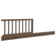 Delta Children Saint 4-in-1 Convertible Crib - Greenguard Gold Certified, Teak Brown