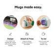 Cricut Mug Press, White, Heat Press Only