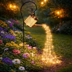 Solar Watering Can Garden Light, Outdoor Hanging Lantern for Yard and Patio