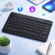 Bluetooth Mini Wireless Keyboard, Rechargeable Silent Keyboard
