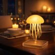 LED Jellyfish Lamp with 9 Tentacles, Color Gradient Light, Remote Control