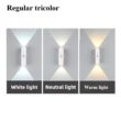 RGB Gradient Night Light with Motion Sensor, Rechargeable Wall Lamp