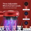 Electric Scalp Massage Brush with Vibration, LED Light Therapy and Hair Care Applicator