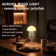 LED Jellyfish Lamp with 9 Tentacles, Color Gradient Light, Remote Control