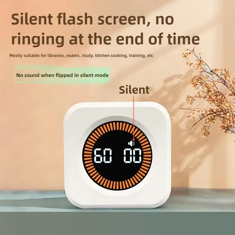 Productivity Cube Timer with Gravity Sensor, LED Display, Preset Countdown Timer Productivity Cube Timer with Gravity Sensor, LED Display, Preset Countdown Timer - Image 7