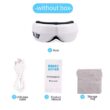 Smart Heated Eye Massager with Bluetooth Music - Air Compression & Vibration Mask for Migraine Dry Eye Relief