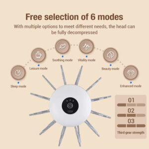 Electric Octopus Head Massager with 12 Claws, Scalp Stress Relief Tool