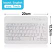 Bluetooth Mini Wireless Keyboard, Rechargeable Silent Keyboard
