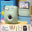 Kids Instant Print Digital Camera, 3.0" Mini Camera with 1080P Video Recording