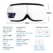 Smart Heated Eye Massager with Bluetooth Music - Air Compression & Vibration Mask for Migraine Dry Eye Relief