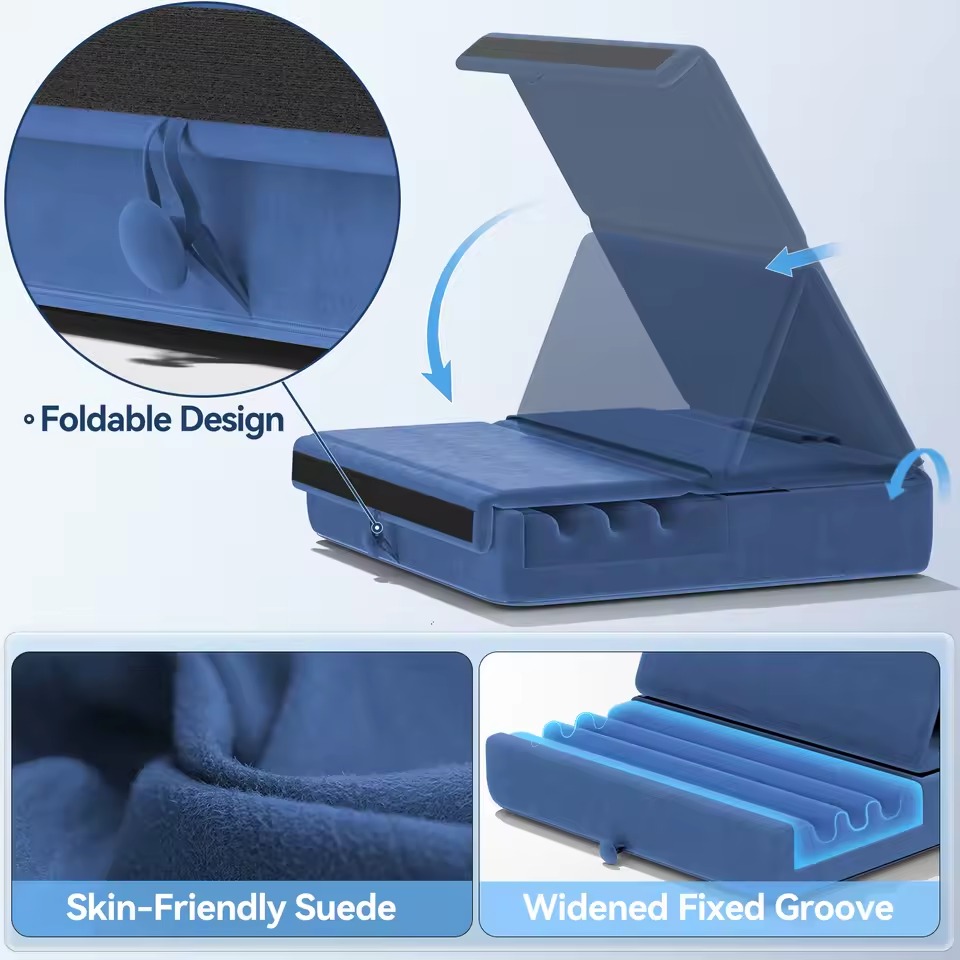 Foldable Tablet Pillow Stand for Lap, Bed, and Desk Foldable Tablet Pillow Stand for Lap, Bed, and Desk - Image 5