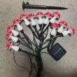 Solar Mushroom Garden Light, Outdoor Waterproof LED Path Light