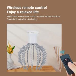 Electric Octopus Head Massager with 12 Claws, Scalp Stress Relief Tool