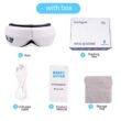 Smart Heated Eye Massager with Bluetooth Music - Air Compression & Vibration Mask for Migraine Dry Eye Relief