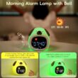 Kids Puppy Alarm Clock with Touch Night Light, Sleep Training Clock