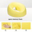 Face Down Desk Nap Pillow, Ergonomic Memory Foam Headrest