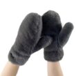Women’s Winter Plush Gloves, Windproof Full Finger Warm Gloves