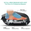 Medcursor Electric Foot Massager with Heat and Roller Massage